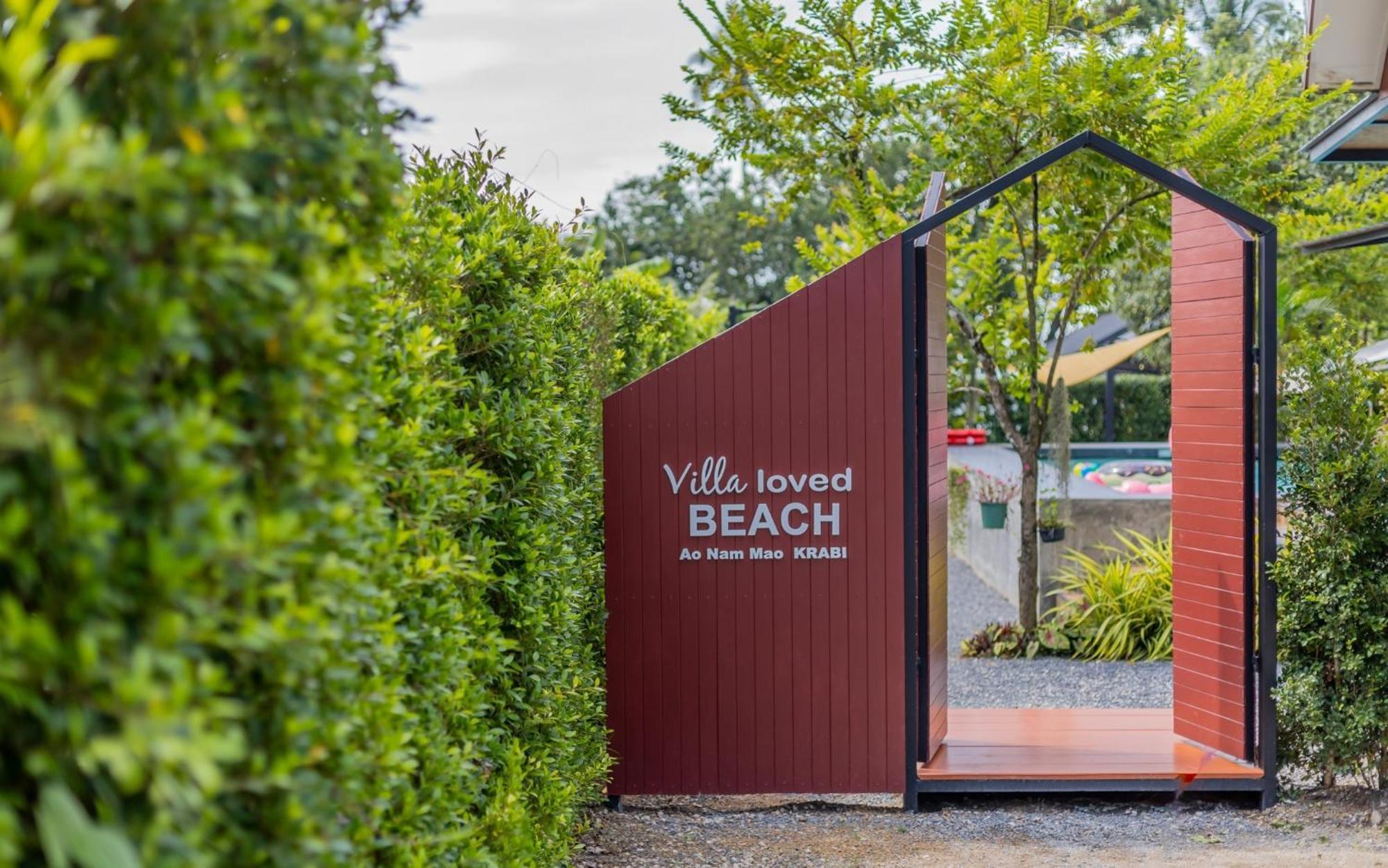Villa Loved Beach 1 Ao Nam Mao Exterior photo